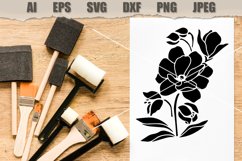 Stencils Flowers SVG Product Image 3