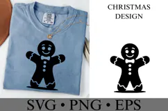 Christmas Gingerbread Svg | Christmas svg | Shirt Svg Product Image 2