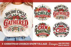 4 Gingerbread Christmas Shirt PNG Designs, 4 Cute Christmas Product Image 1