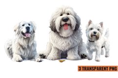 Watercolor Dog Breed Clipart , PNG Product Image 1