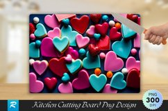 Heart Cutting Board Sublimation Design Product Image 1