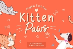 Kitten Paws - Playful Font Duo Product Image 1