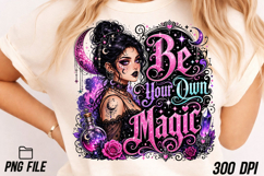 Be Your Own Magic PNG, Pastel Goth Product Image 2