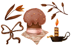 Happy Easter Spring Cartoon Illustration Happy Easter Product Image 1