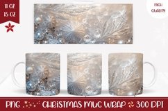 Winter Mug Template, Snow Mug Sublimation Design Product Image 1