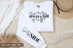 Playful and goofy SVG -Dog Sleeve T-Shirt Design Product Image 1