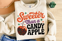 Sweeter than a Candy Apple Svg | Halloween Svg | Shirt Svg Product Image 2