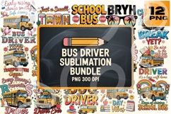 Bus Driver Sublimation Bundle Product Image 1