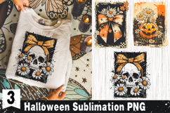 Halloween Distressed Vintage PNG Retro Sublimation Product Image 1