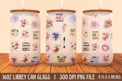 Bible Verse 16oz Can Glass Wrap Product Image 1