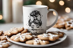 Just a MOM who loves Christmas SVG EPS PNG. Product Image 2
