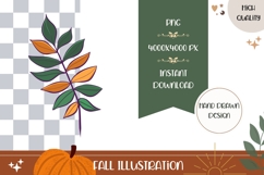 Fall Leaves Illustration, Autumn Leaves PNG, Fall PNG Product Image 1