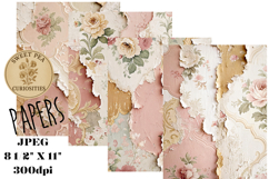 Shabby Chic, Papers, Junk Journal Product Image 1