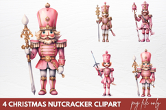 Christmas Nutcracker Clipart PNG Product Image 1