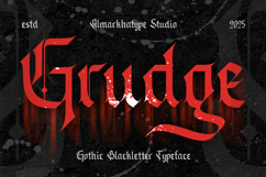Grudge - Gothic Blackletter Typeface Product Image 1