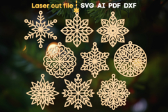 Christmas Tree Toys Bundle SVG laser cut file for Glowforge Product Image 1