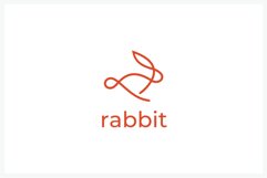 Rabbit logo design vector illustration Product Image 1