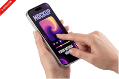 Woman's Hand Using Phone Product Image 1