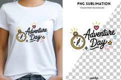 Adventure Day PNG | Travel Adventure Design | Compass Product Image 1