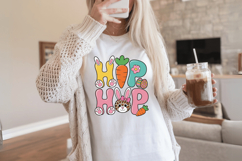 Hip Hop Easter Carrots PNG Sublimation | Happy Easter Day PN Product Image 1