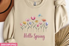 Hello Spring PNG, Hello Spring Sublimation PNG Product Image 2