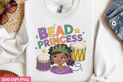 BEAD PRINCESS PNG, Mardi Gras Sublimation PNG Product Image 2