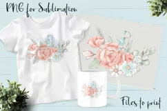 Bouquet of flowers. Design for printing. Product Image 1