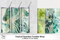 Tropical Tumbler Wrap - 4 Variations Product Image 1