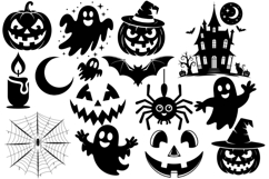 Halloween SVG Bundle, Ghost Svg, Pumpkin Svg, Cricut file Product Image 2