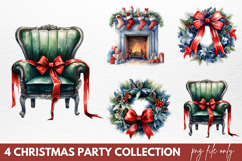 Christmas Party Collection PNG Product Image 1