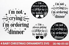 Baby Christmas Ornaments SVG Product Image 1