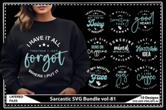 Sarcastic SVG Bundle, Funny Sarcastic Quotes Svg Product Image 1