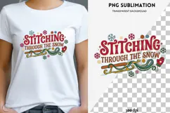 Christmas crochet png design for T-shirts Product Image 1