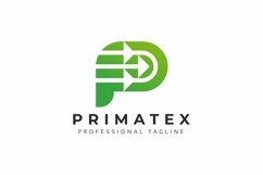 P Letter Arrows Digital Logo Product Image 1