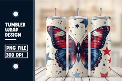 Butterfly Tumbler Wrap Design Product Image 1