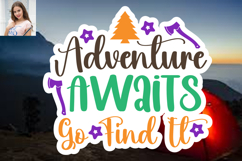 Camping Sticker SVG Bundle Product Image 2