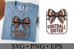 Football Sister Svg | Game Day Svg | Sport Svg | Shirt Svg Product Image 2