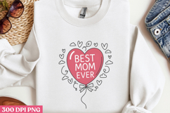 Floral Mama Mom Sublimation PNG Product Image 2
