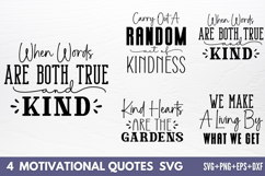 Motivational Quotes Designs SVG Product Image 1