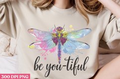 Be you tiful PNG, Dragonfly Sublimation PNG Product Image 2