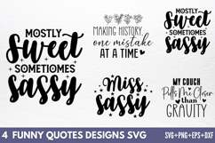 Funny Quotes Designs SVG Product Image 1