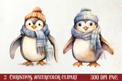 Hand Drawn Cozy Christmas Clipart, Christmas PNG Product Image 2