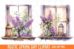 Rustic Spring Clipart, Spring Clipart Product Image 1