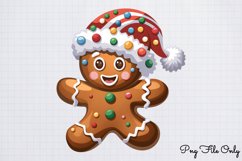 Gingerbread Man Clipart Bundle PNG Product Image 6