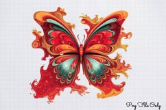 Smoke Butterflies Clipart PNG Product Image 1