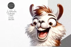 Llama clipart, Animals clipart, Funny clipart Product Image 1