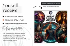 Bjorn Ironside Viking Warrior Clipart, Norse Hero, celtic Product Image 2