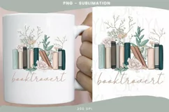 Booktrovert Png | Sublimation File | Flowers Books Product Image 2