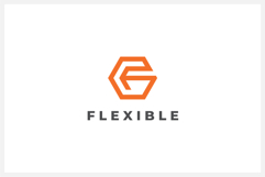 Hexagon Letter F Logo Design Vector Template Product Image 1