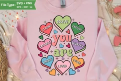 Christian Self Love Valentine's Day PNG | Valentine Quote Product Image 1